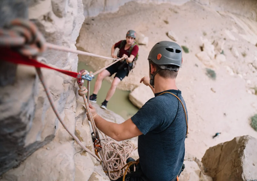 סנפלינג בנחל רחף