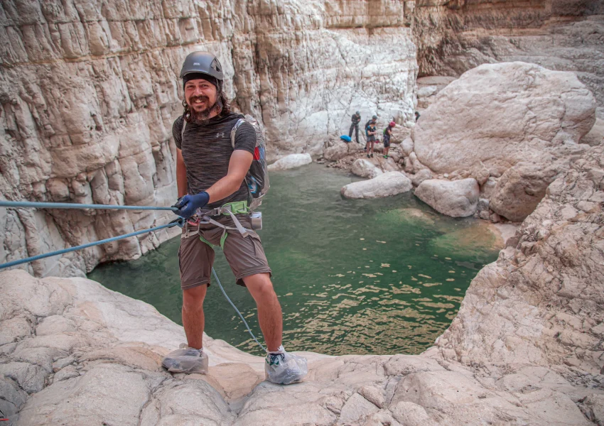 סנפלינג בנחל רחף